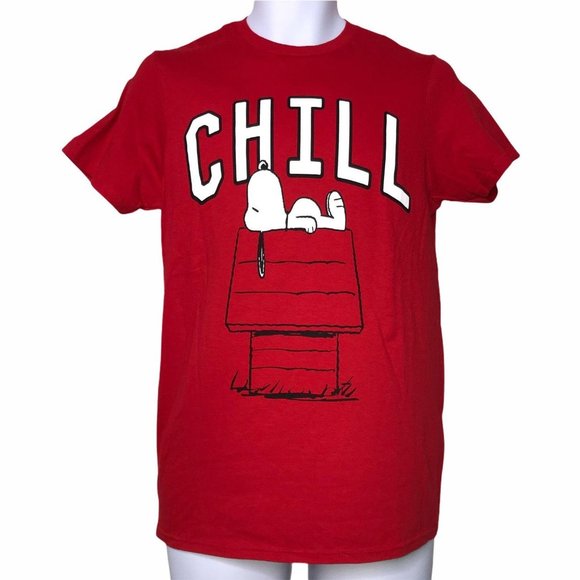 Peanuts Other - NWT Peanuts Snoopy Doghouse Chill Red T-Shirt S